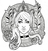 Art Therapy coloring page Libra