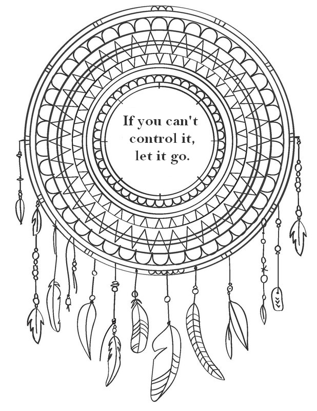 Art Therapy coloring page Zen quotes : If you can't ...