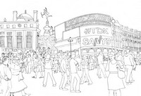 Art Therapy coloring page Piccadilly Circus