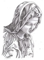 Art Therapy coloring page Virgin Mary