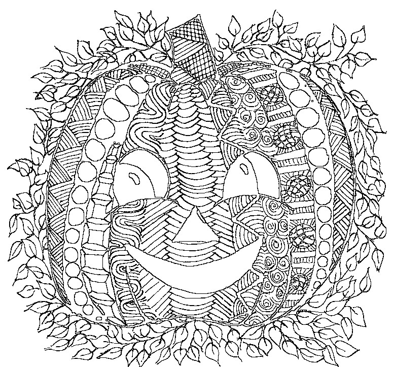 halloween coloring pages adults - photo #4