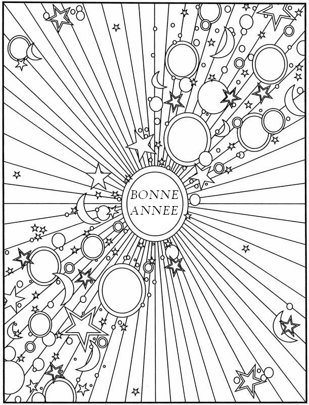 Coloriage A Imprimer Bonne Annee