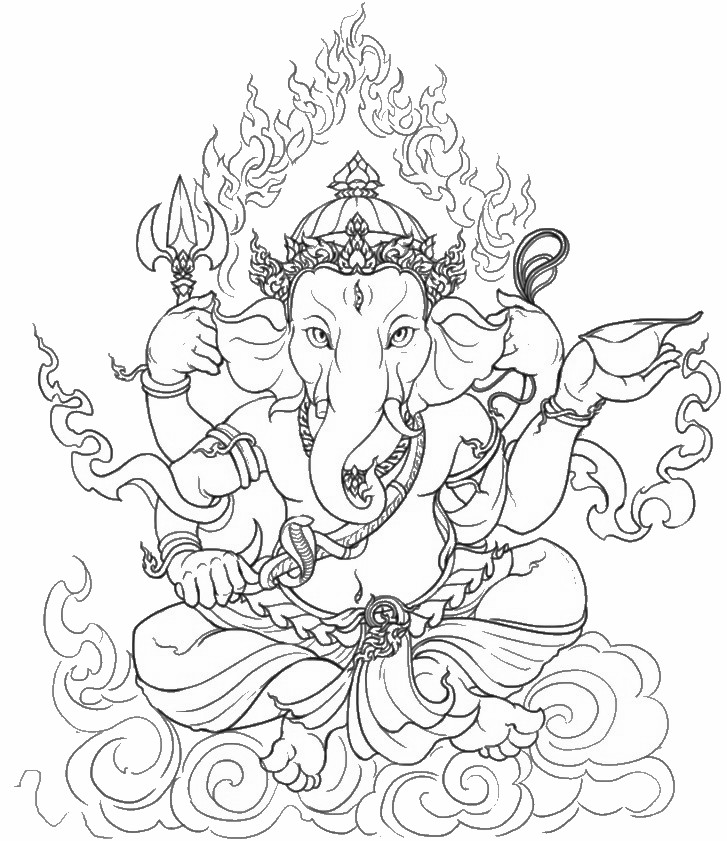 zen elephant coloring pages - photo #22