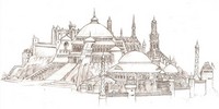 Coloriage anti-stress Constantinople