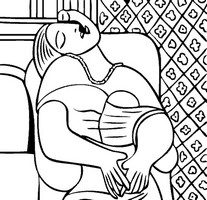 Art Therapy coloring page The Dream
