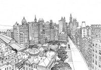 Coloriage anti-stress New-York