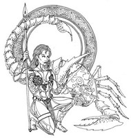 Art Therapy coloring page Scorpio