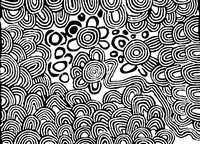 Coloriage anti-stress Motifs aborigènes