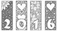 Art Therapy coloring page 2016 Card 