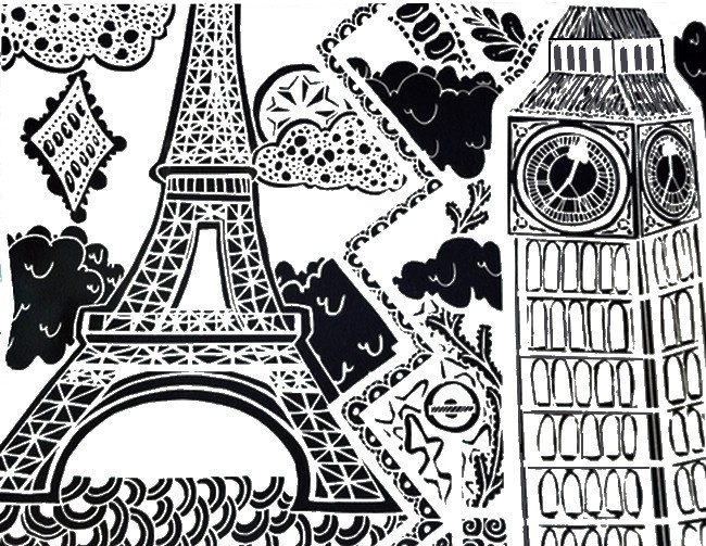 Art Therapy coloring page london : Big Ben (London) and ...