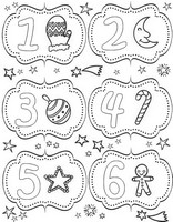Art Therapy coloring page From 1st till 6 December