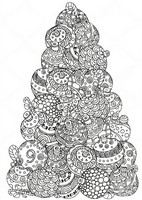 Desenho para colorir anti stress 09 de dezembro