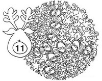 Coloriage anti-stress 11 décembre