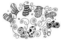 Coloriage anti-stress 20 décembre