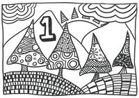 Art Therapy coloring page December 1st