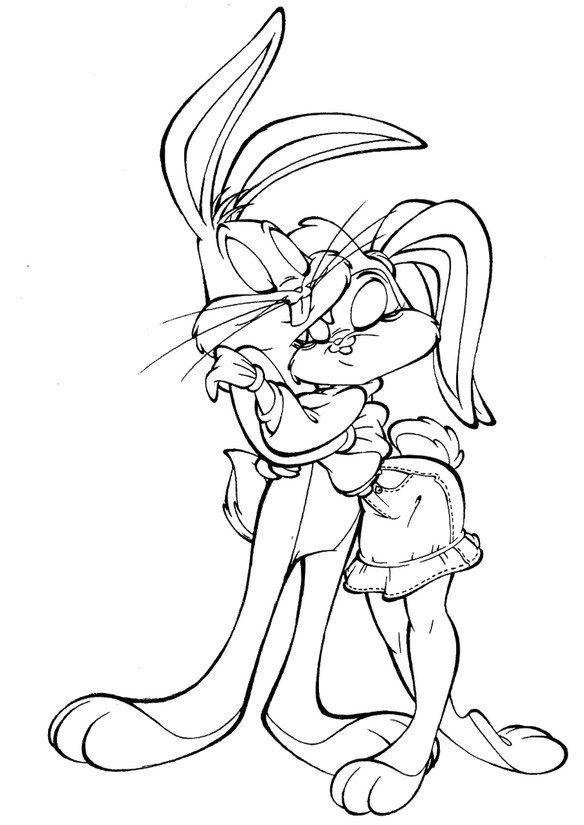 900  Coloring Pages Lola Bunny  Free