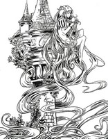 Art Therapy coloring page Rapunzel
