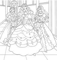 Desenho para colorir anti stress Princesas