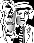 Ausmalen als Anti-Stress In der Art und Weise von Picasso