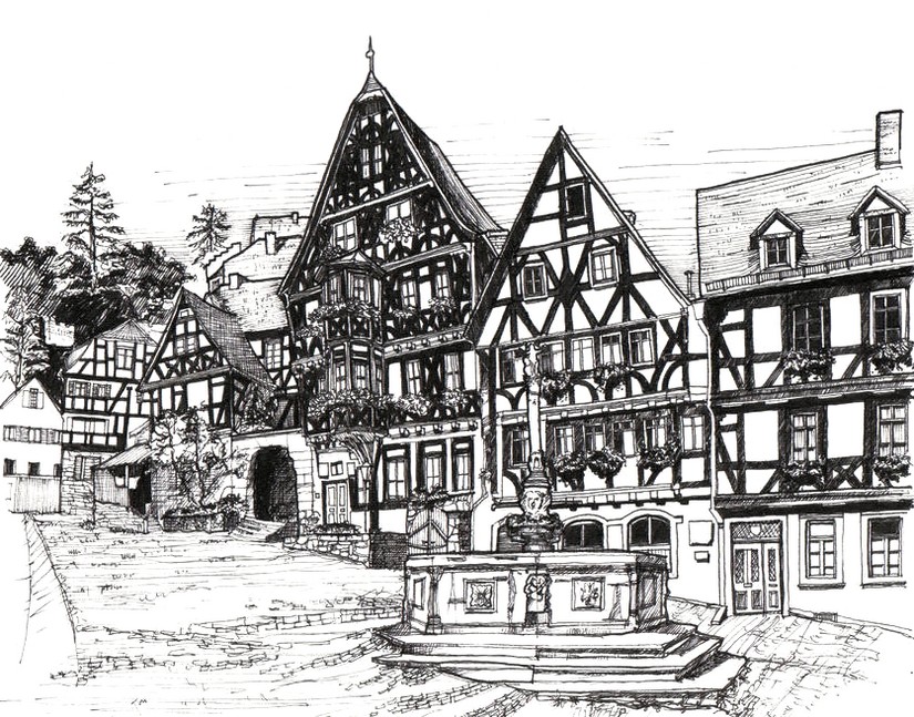 Village en Allemagne