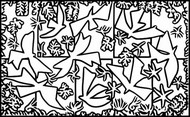 Art Therapy coloring page Polynesia, the sky