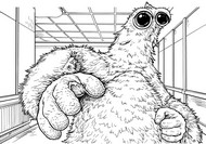 Coloriage anti-stress Chum Chompkins