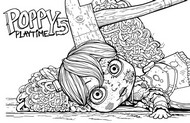 Disegno da colorar antistress Papavero in pericolo