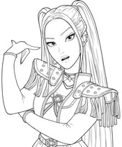 Coloriage anti-stress Mira