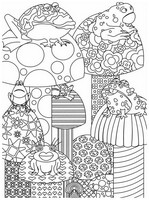 Coloriage anti-stress Grenouilles