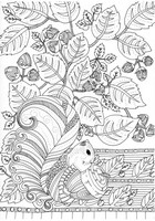 Coloriage anti-stress Champignons