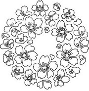 Art Therapy coloring page Tokyo 2020 flowers