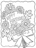 Art Therapy coloring page Flowers
