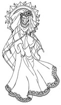 Coloriage anti-stress Costume soleil