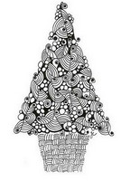 Art Therapy coloring page Christmas Tree 