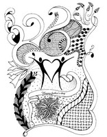 Art Therapy coloring page Father's day