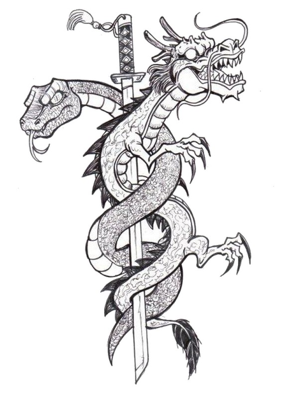 Tattoo: dragon