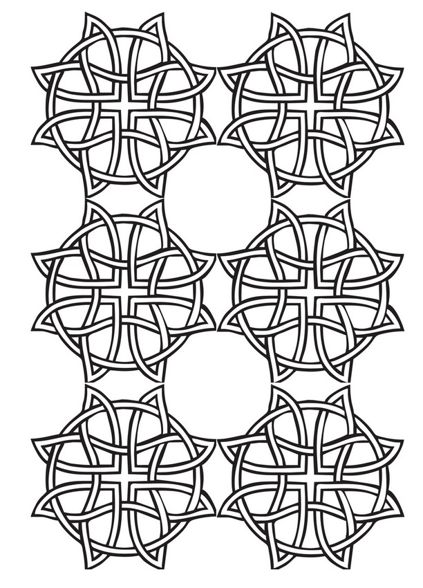 Målarbild Geometriska Monster