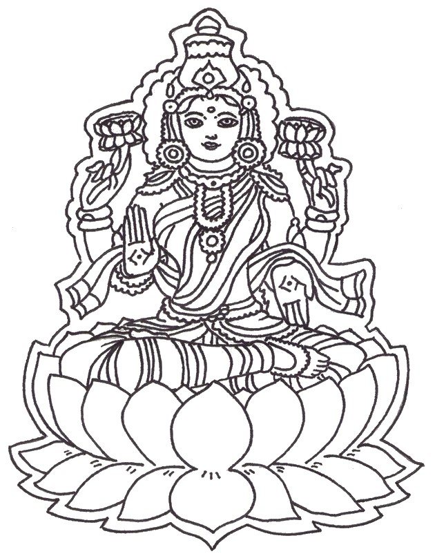 hindu coloring pages