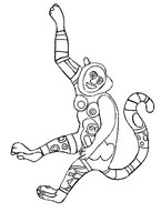 Art Therapy coloring page Monkey