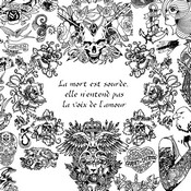 Coloriage anti-stress La mort est sourde, elle n'entend pas la voix de l'amour...